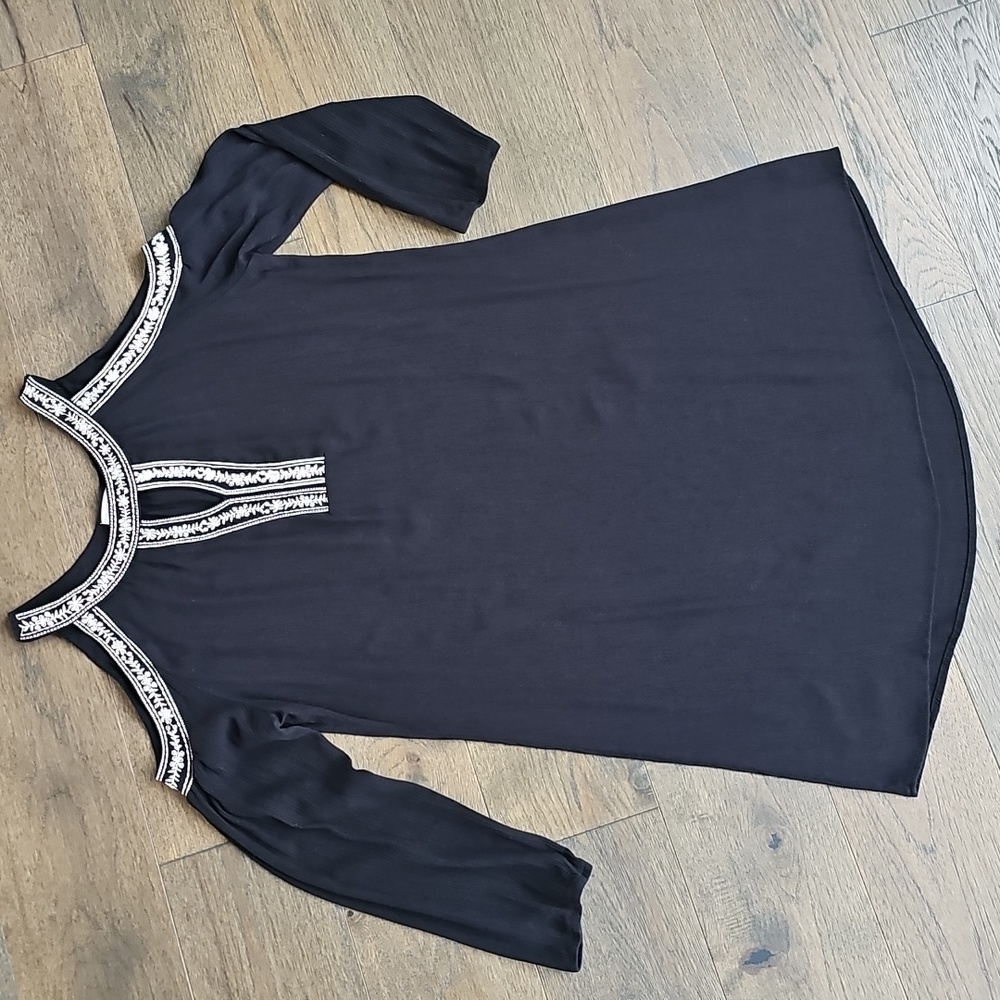 BEAUTIFUL BOHO COLD SHOULDER DRESS - Picture 8 of 12